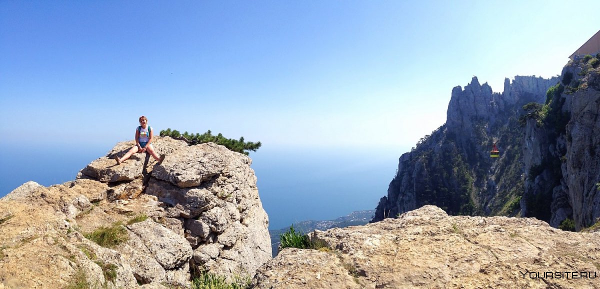Гора ай-Петри в Крыму вид с моря