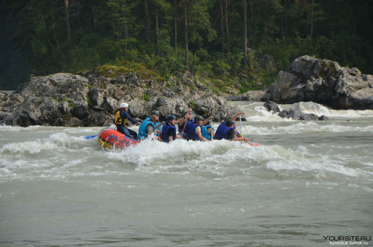 Рафтинг на реке Катунь