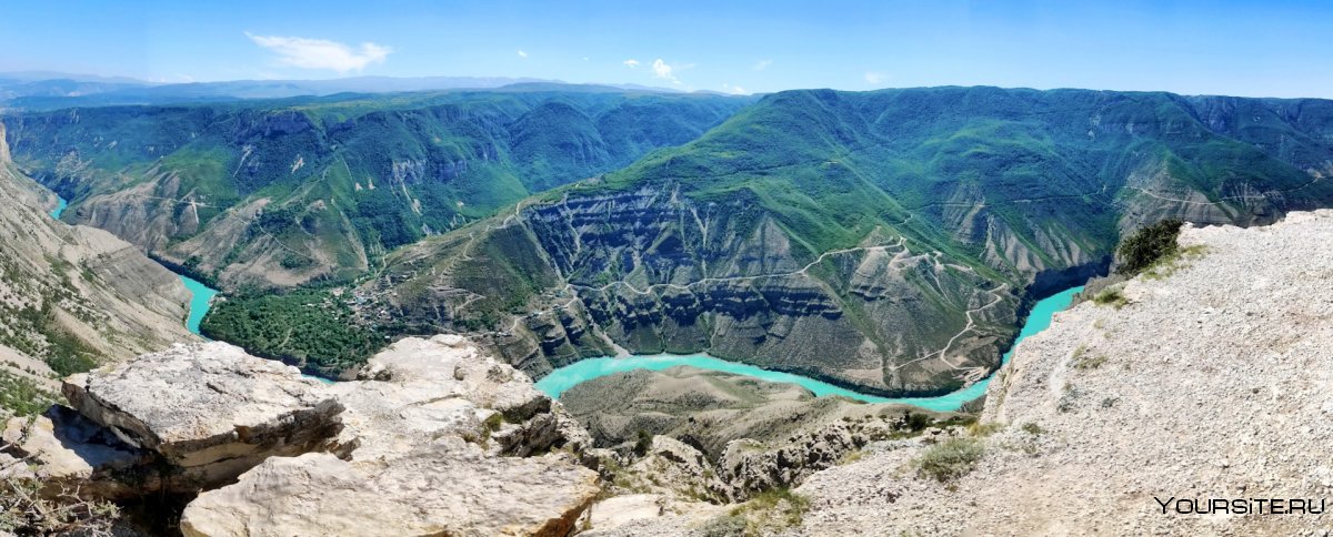 Дагестан Сулакский каньон панорама