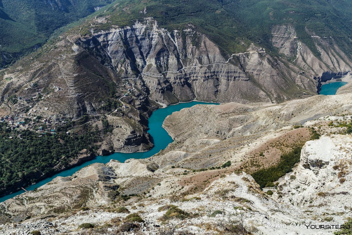 Сулакский каньон в Дагестане