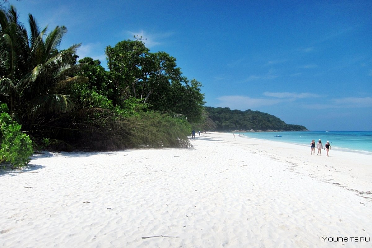 Острова в Тайланде с белым песком