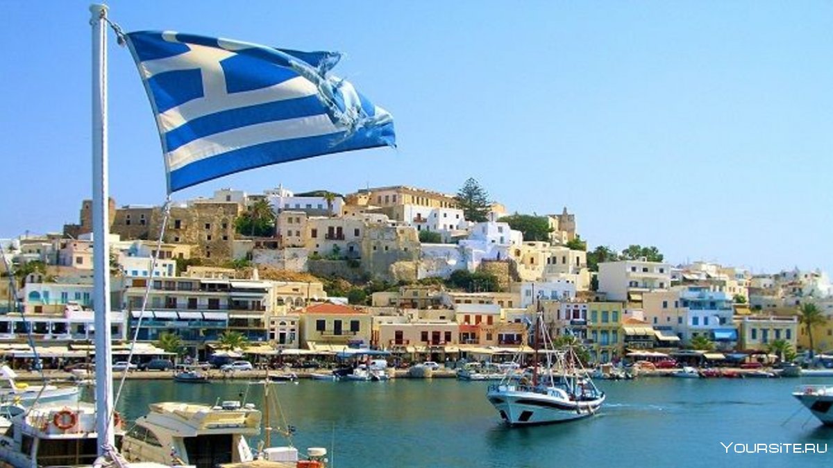 Греция Крит флаг