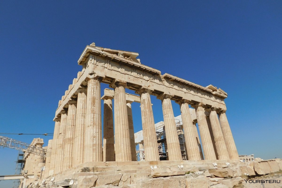 Развалины Афинского Акрополя