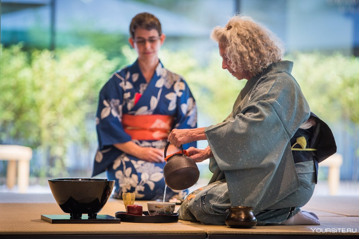 Послеобеденная чайная церемония в Японии