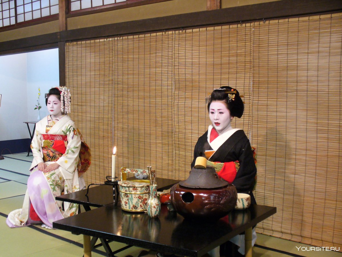 Чайная церемония в Японии чайный домик