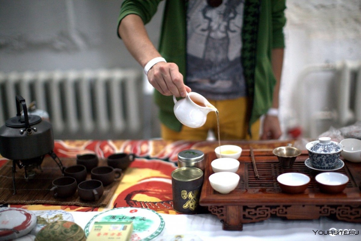 Чай для церемонии чаепития в Китае
