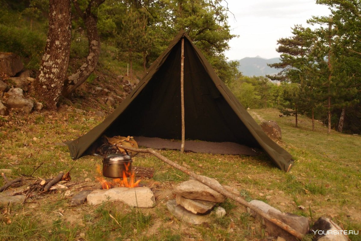 Bushcraft шалаш