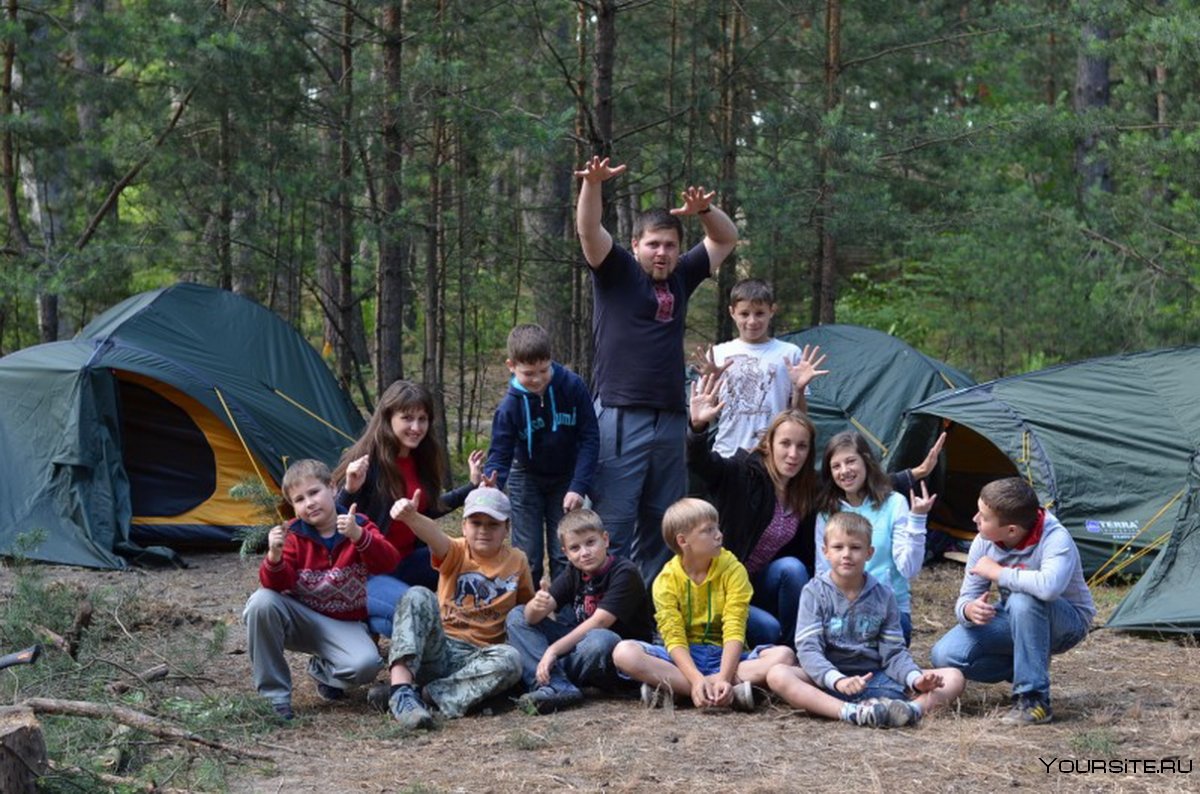 Туристический палаточный лагерь