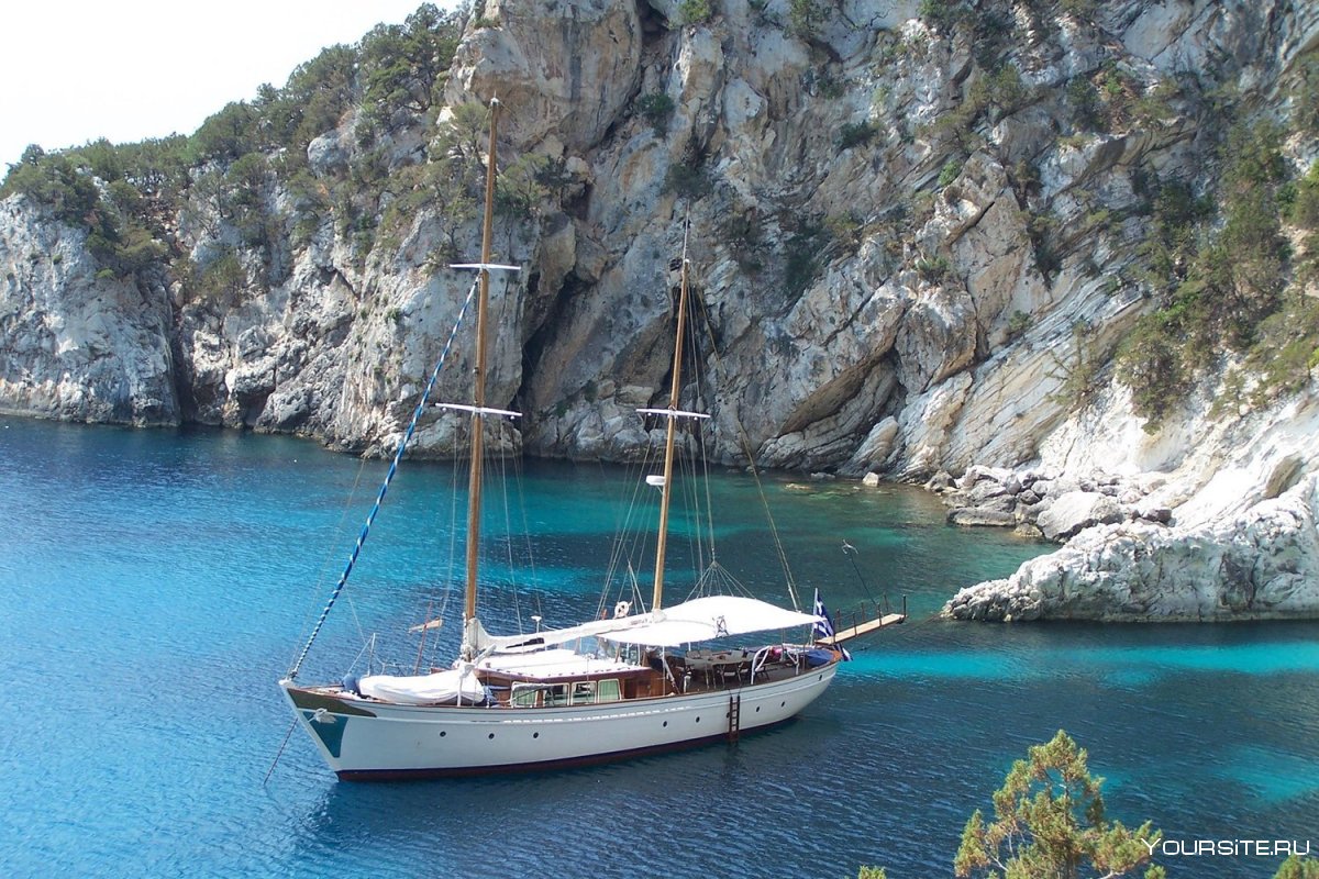 Эгейское море Греция яхты