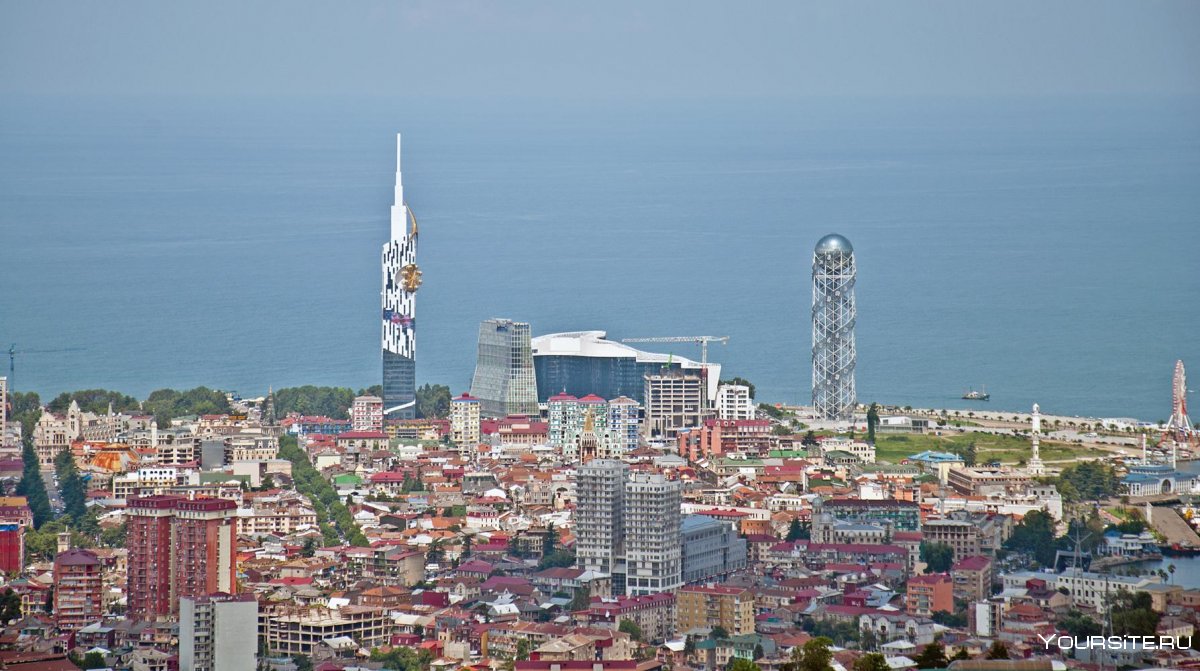 Столица Грузии Батуми вид панорама