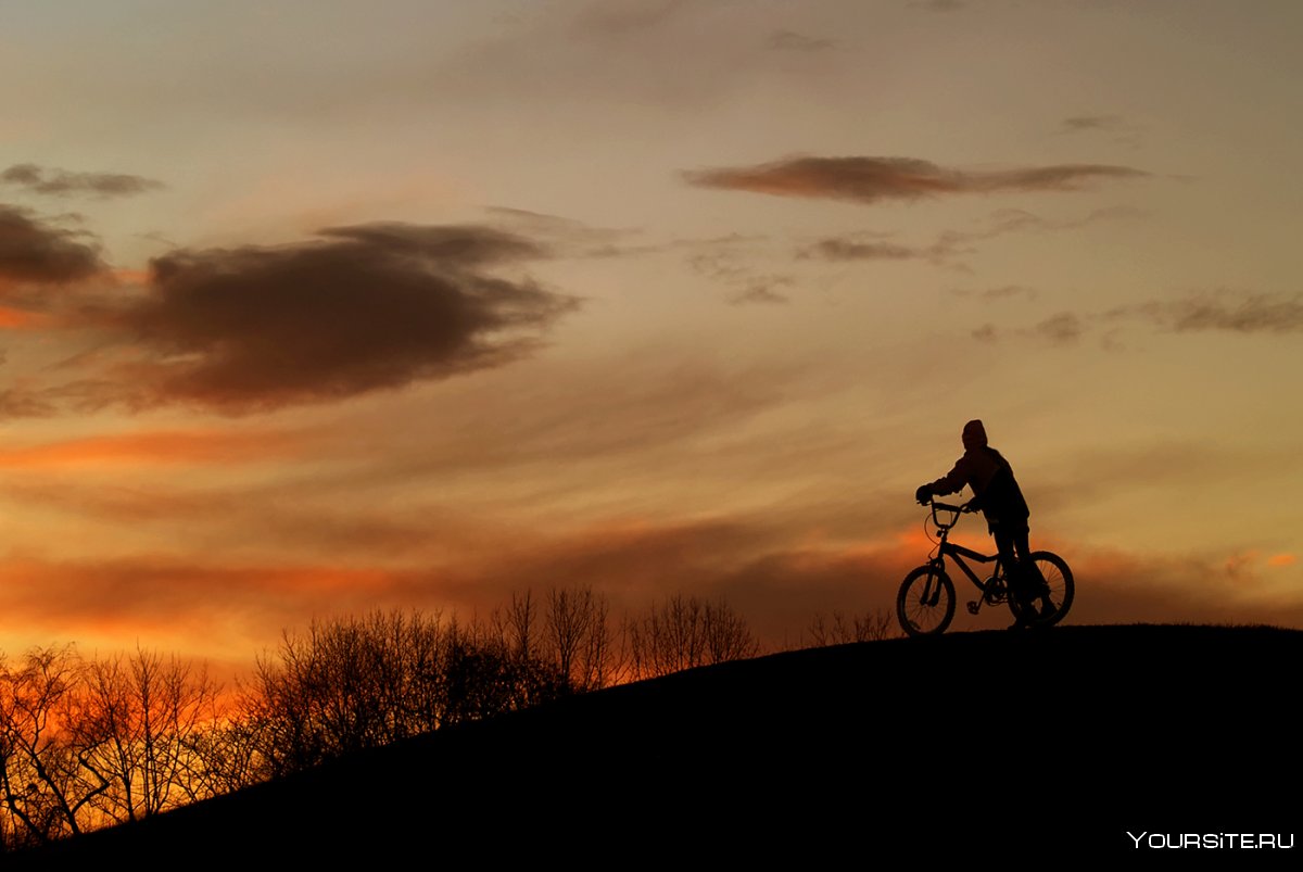 Велопрогулка на закате