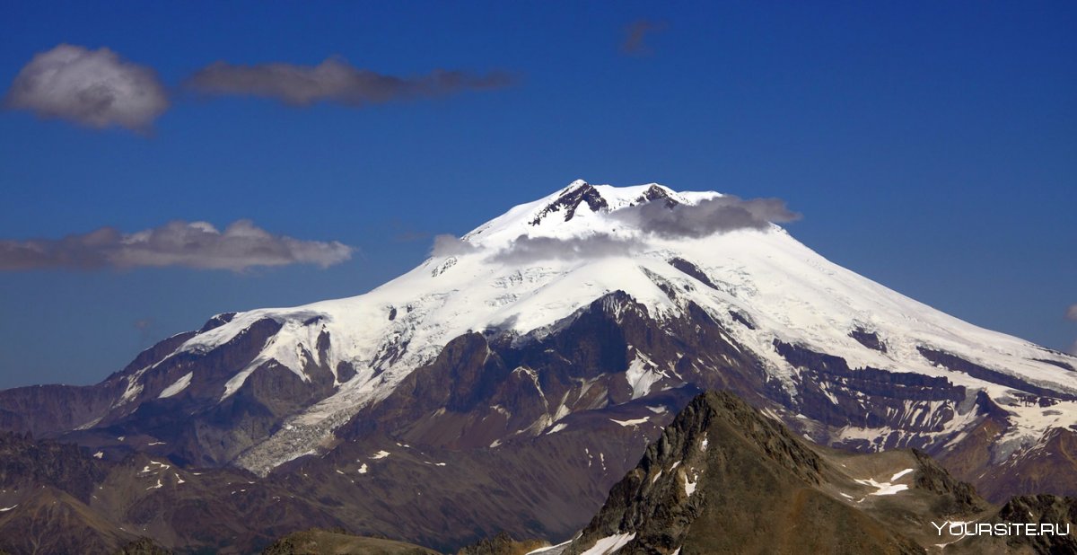Горный ледник Кавказ Эльбрус