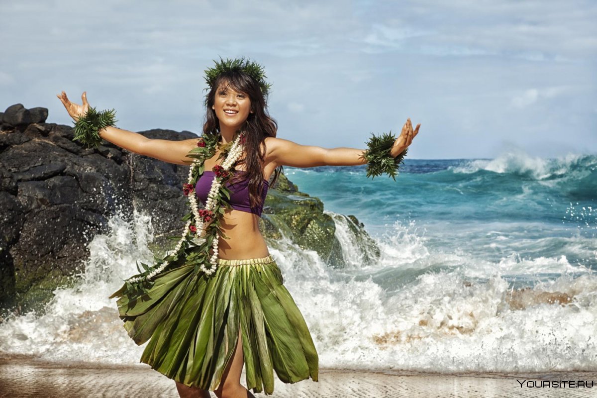 Гавайская танцовщица
