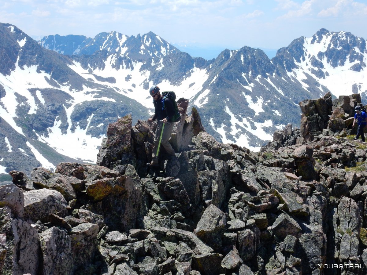 Перевал Маршала в скалистых горах Колорадо