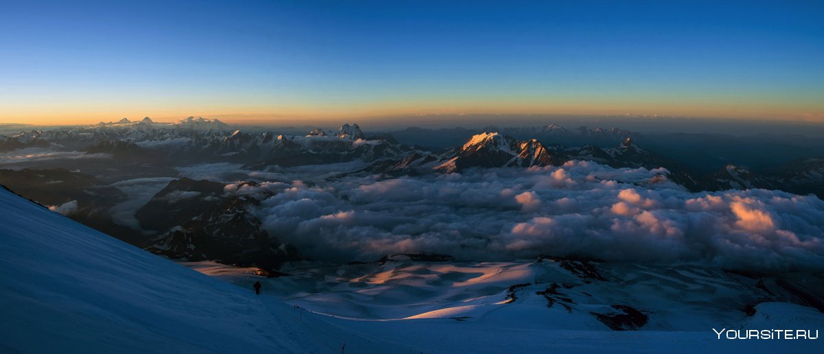 Гора Эверест с самолета