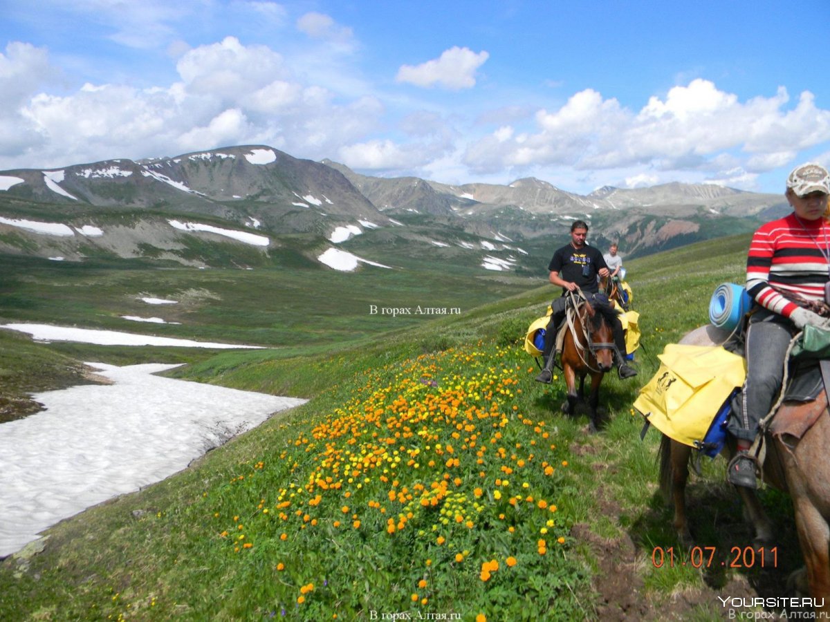 Туристы в Казахстане