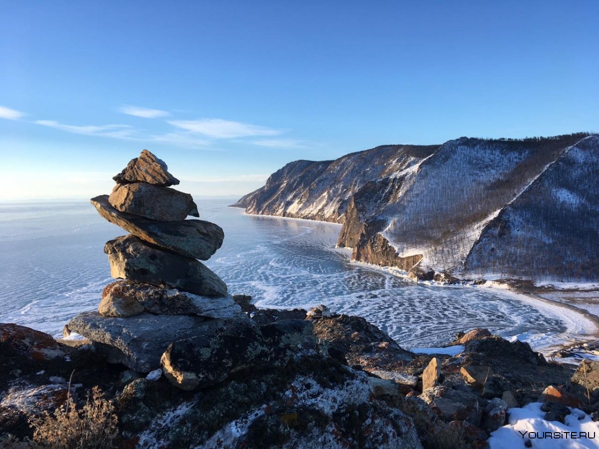 Долина каменных духов Байкал зима