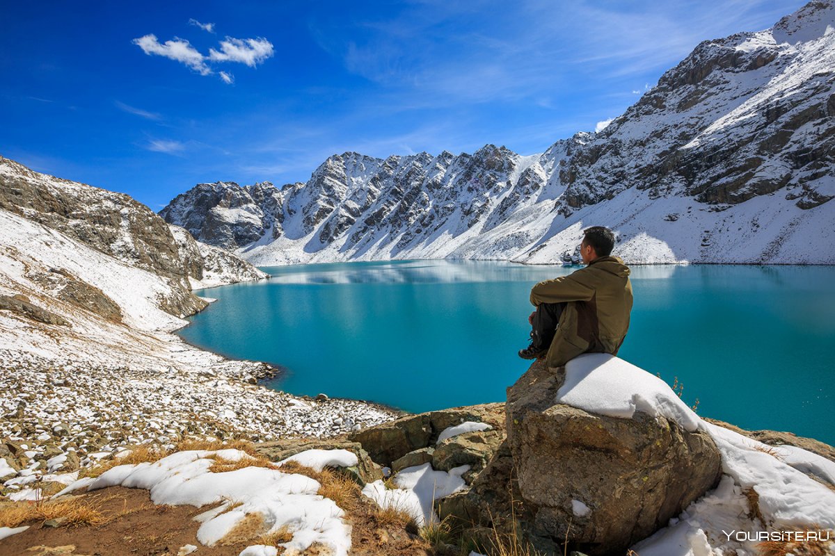 Озеро Алаколь Кыргызстан