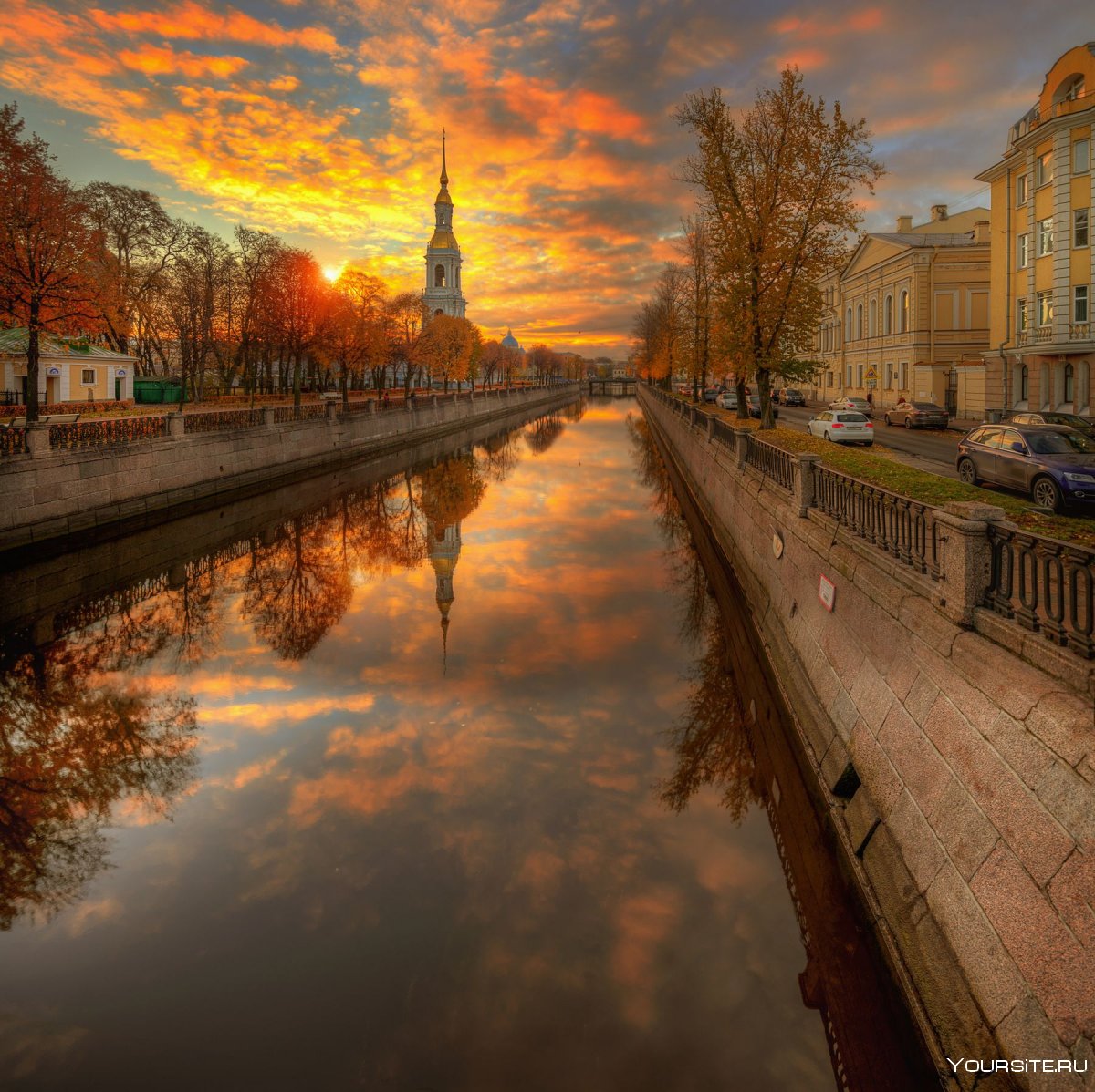 Санкт Петербург каналы осень