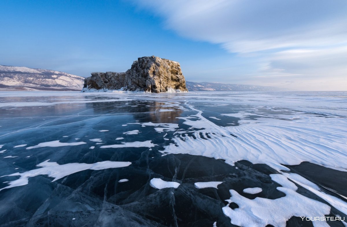 Байкал Ольхон остров Огой зимой