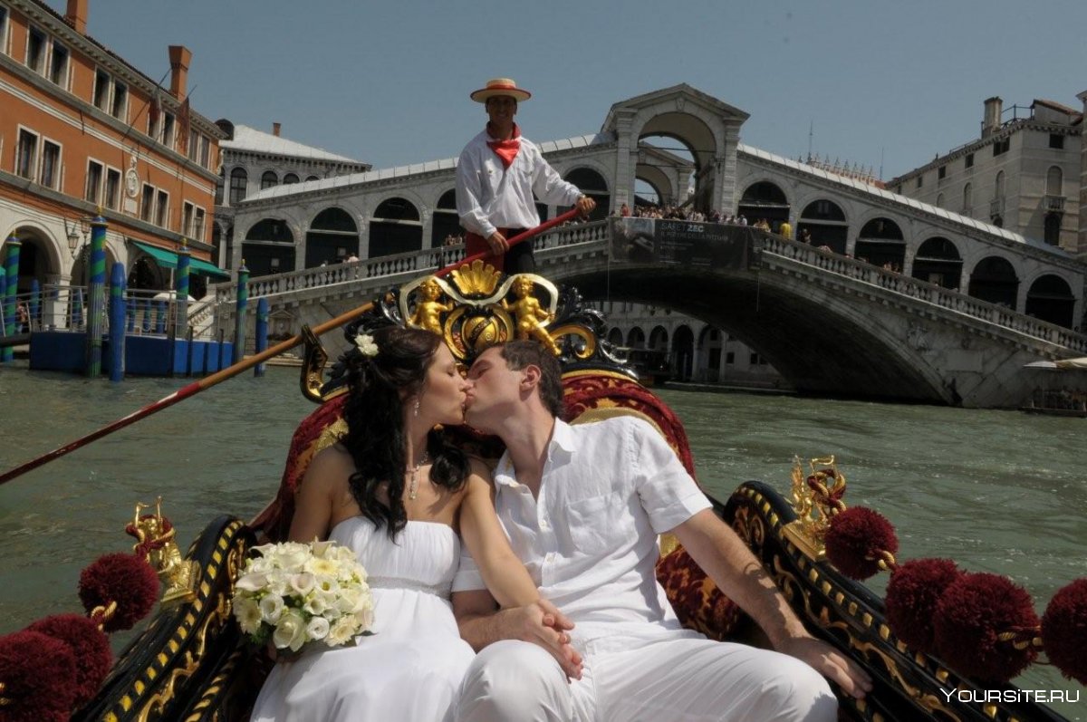Венеция свадьба на гондоле