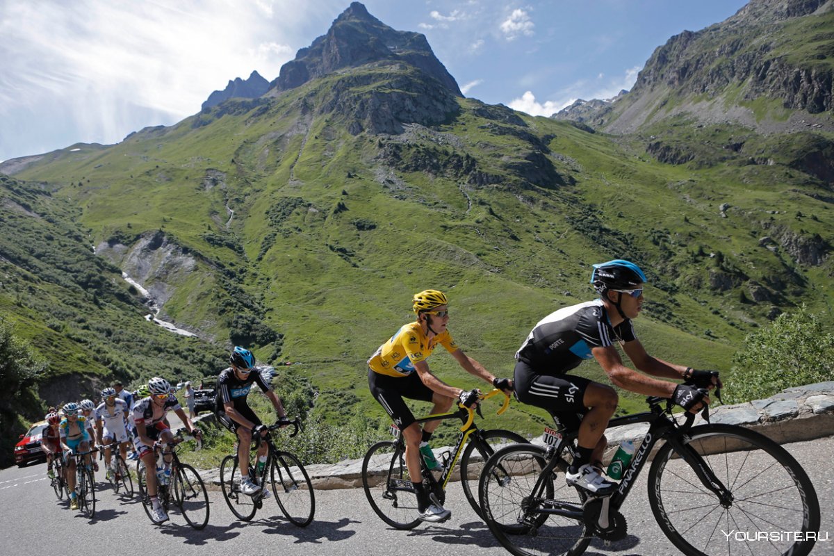 Тур де Франс горы велосипед
