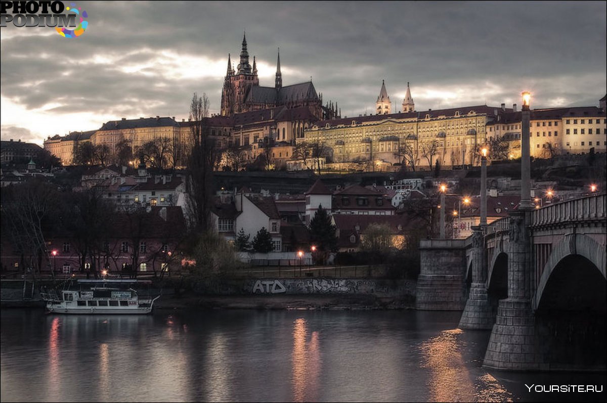 Вечерняя Весенняя Прага