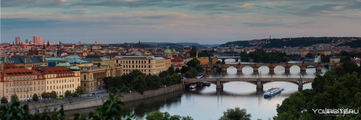 Панорама Праги в хорошем качестве
