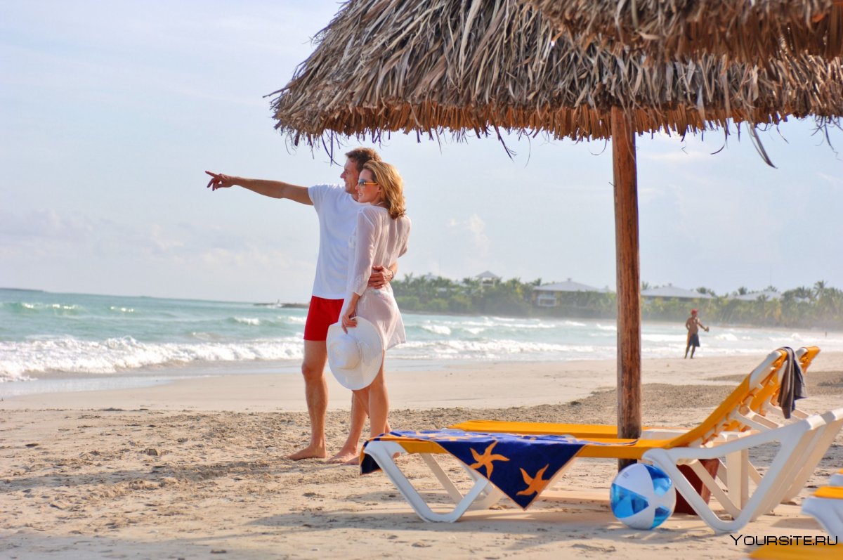 Куба Варадеро пляж туристы