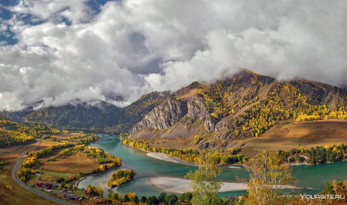 Панорама горы Катунь