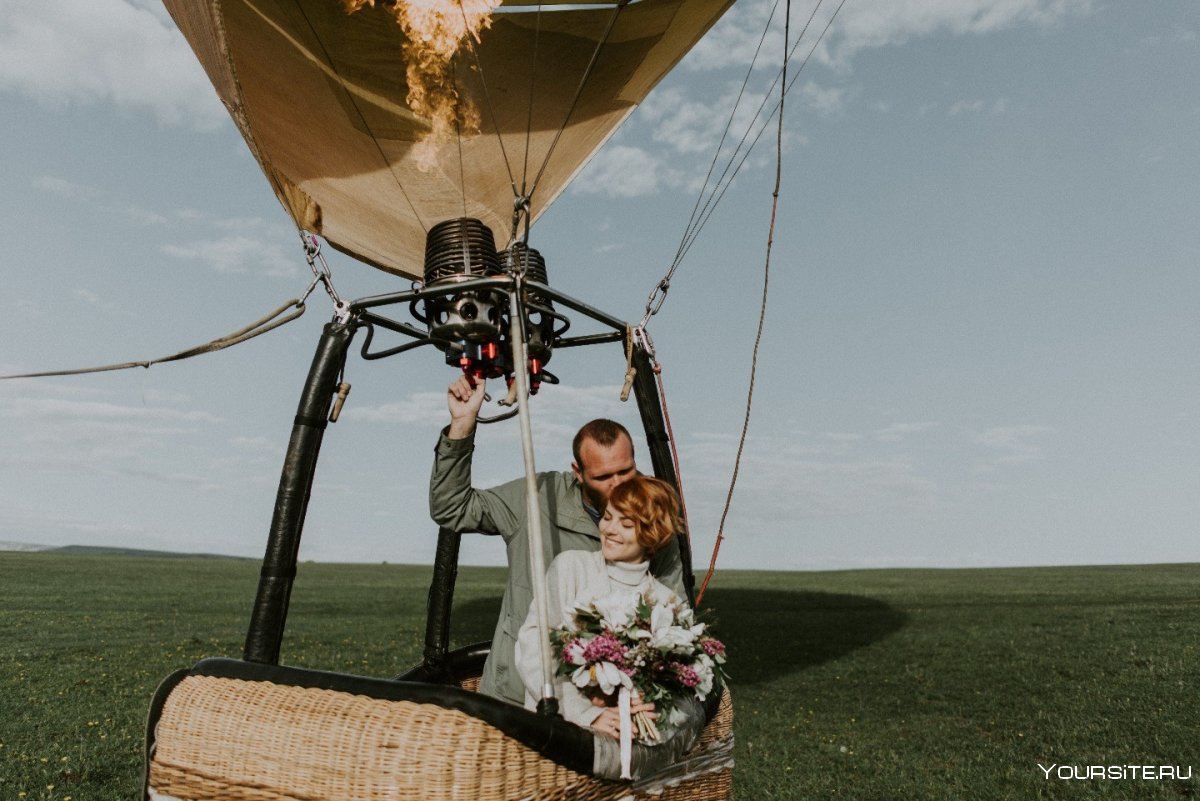 Романтический полет на воздушном шаре