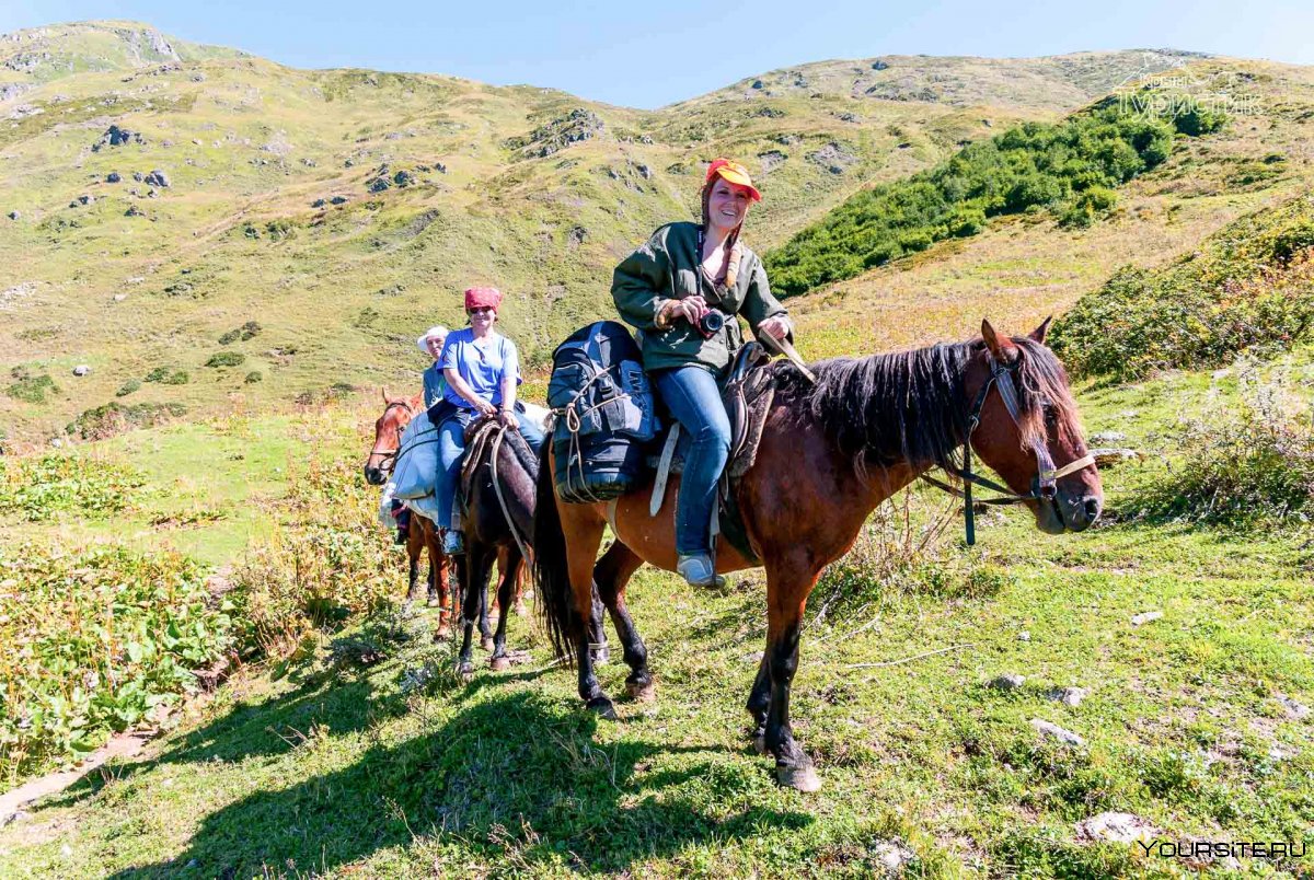 Конный поход в горах Дагестана