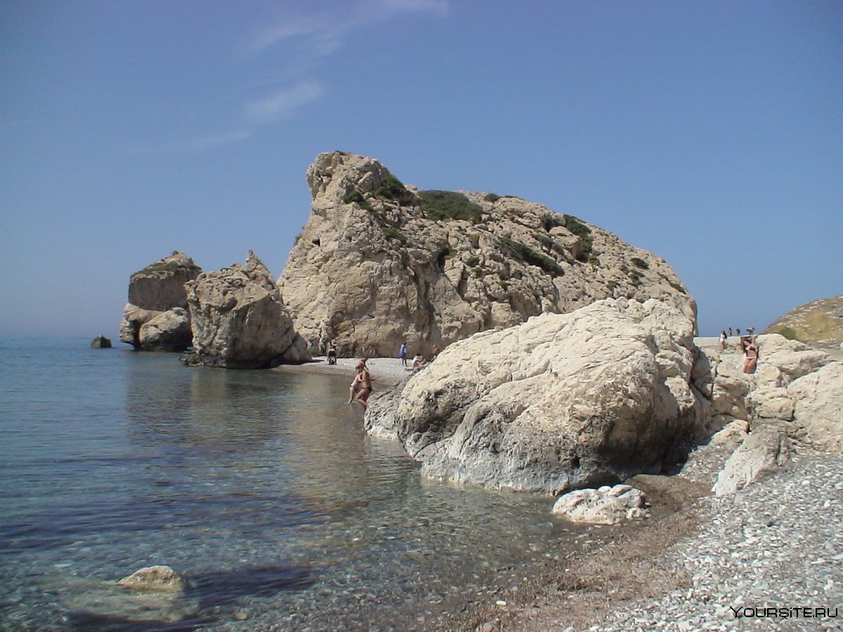 Достопримечательности Кипра скала Афродиты