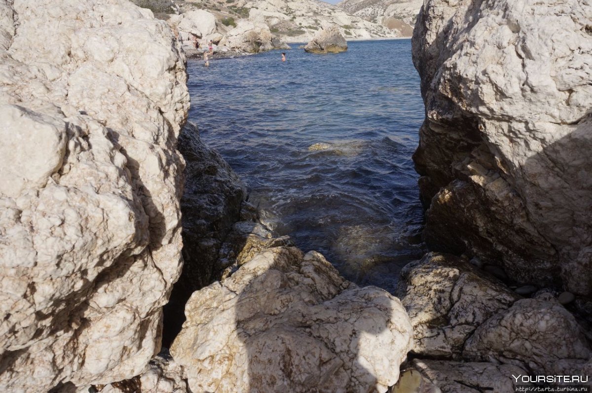 Скала Афродиты Кипр локация