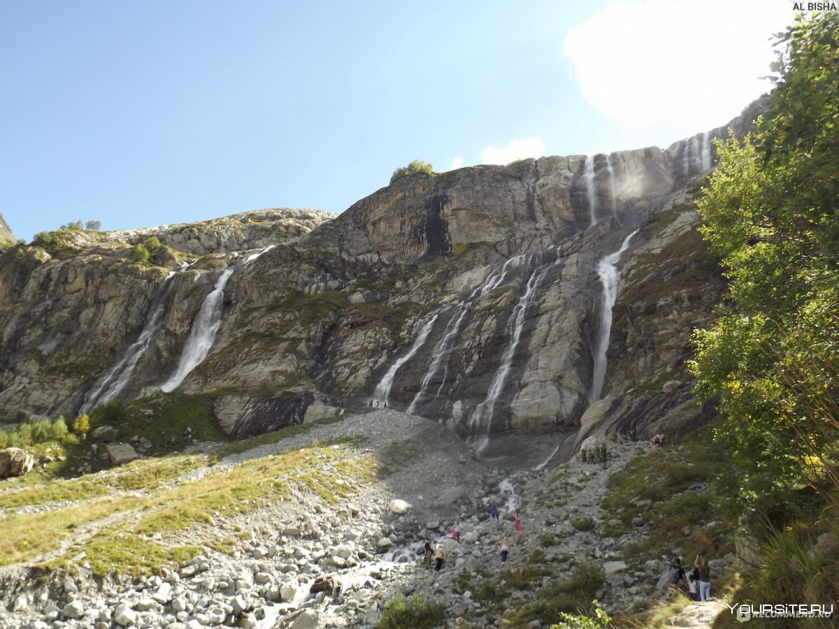 Софийские водопады Архыз зимой