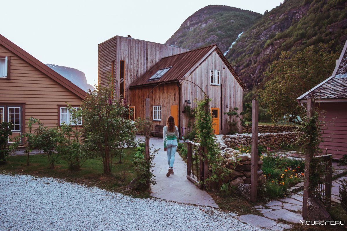 Норвегия деревня виньёра
