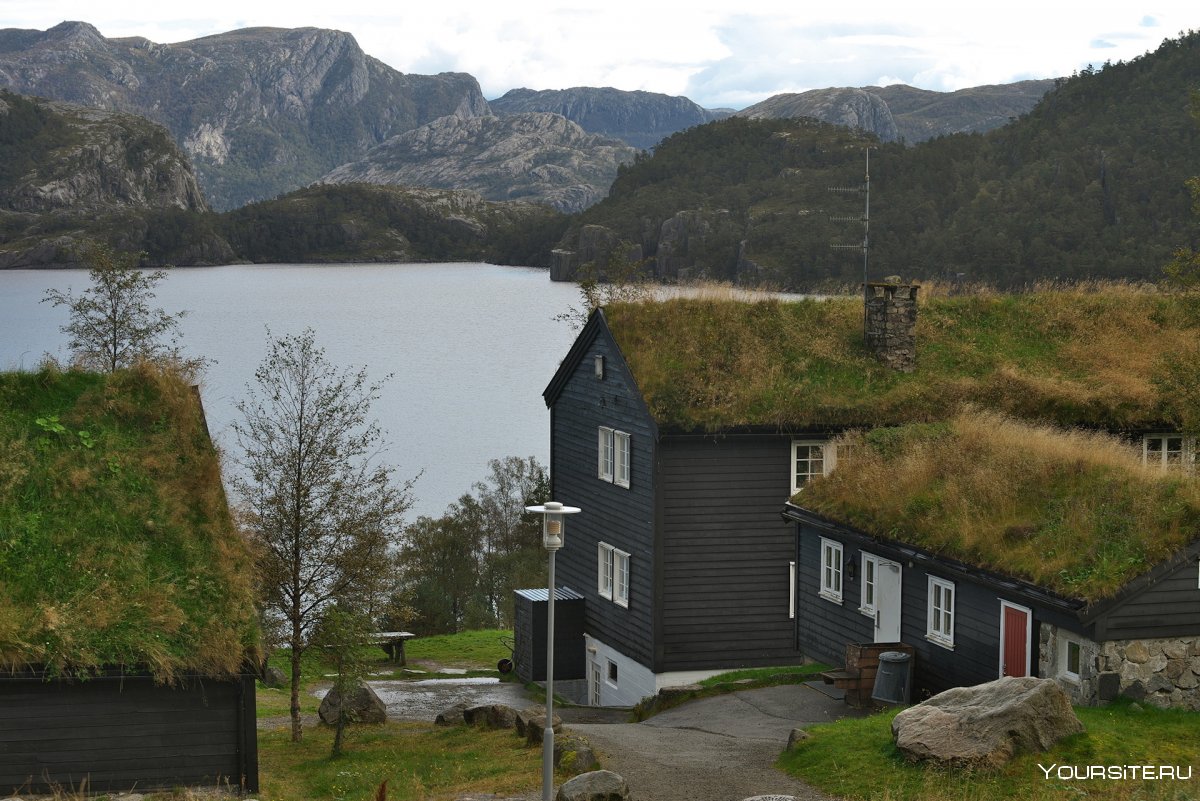 Норвегия деревня Гаупна