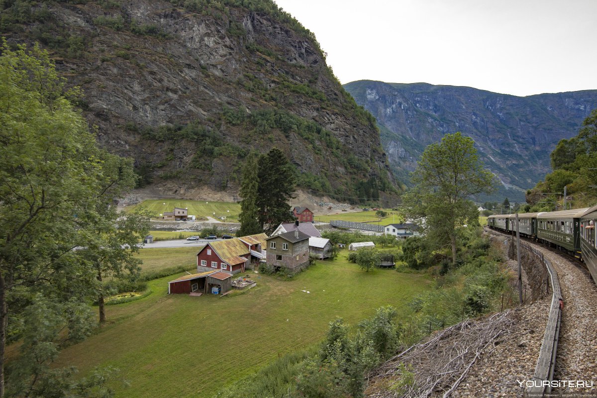 Фломская железная дорога Норвегия