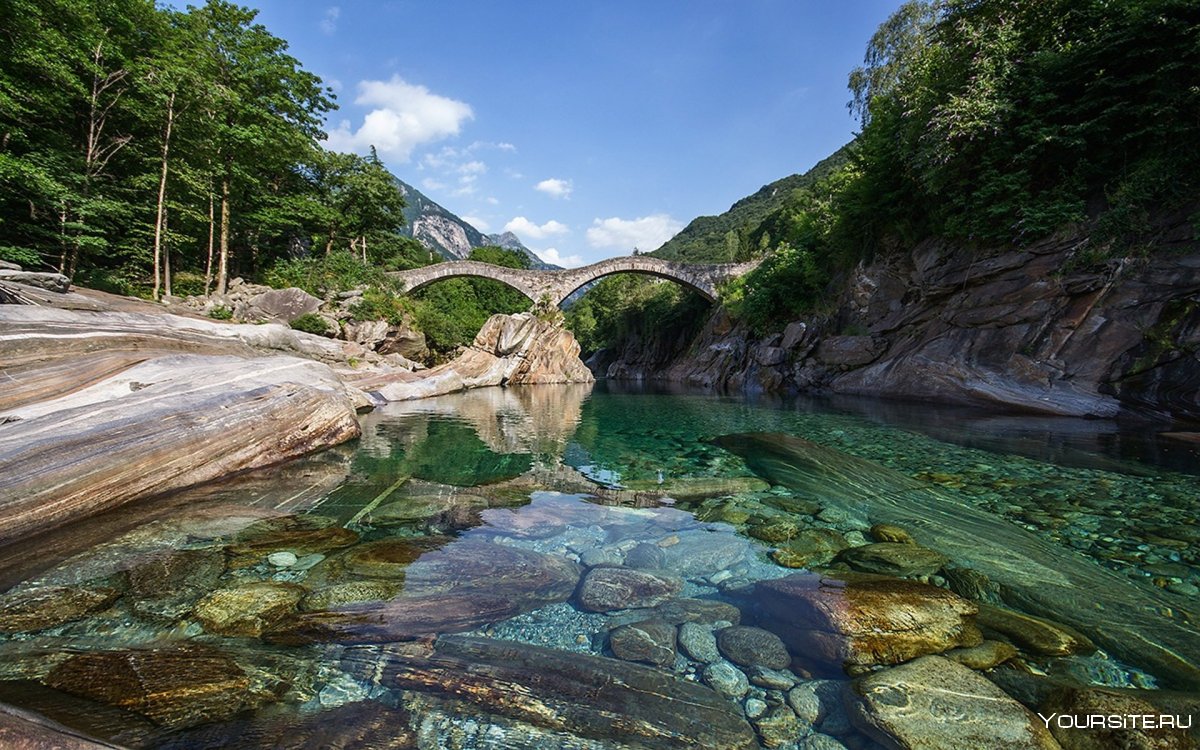 Река Верзаска Швейцария