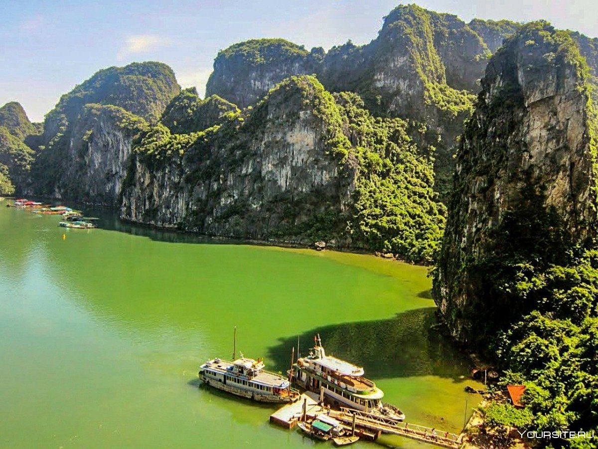 Вьетнам горы бухта Халонг