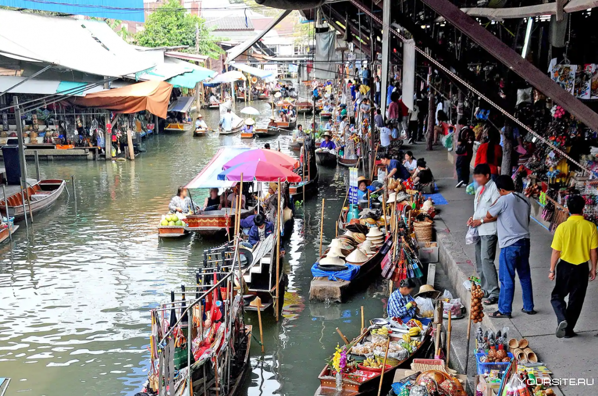Таиланд плавучий рынок Пхукет
