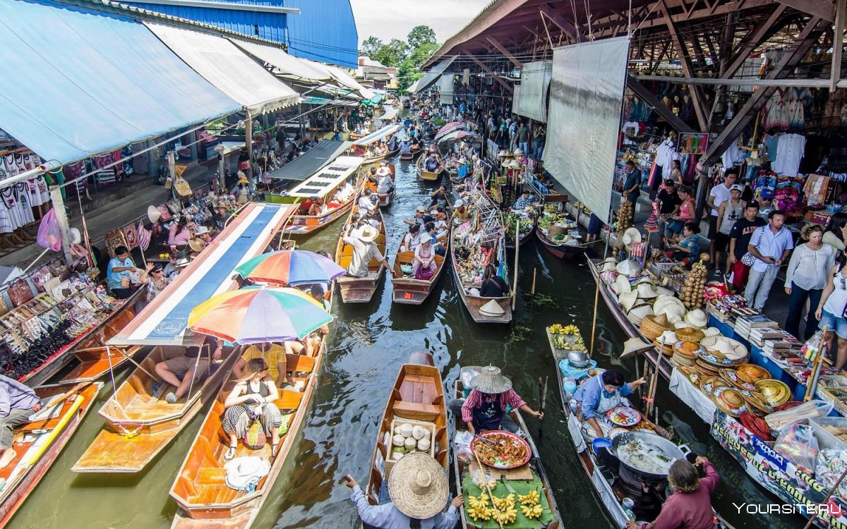 Amphawa — плавучий рынок