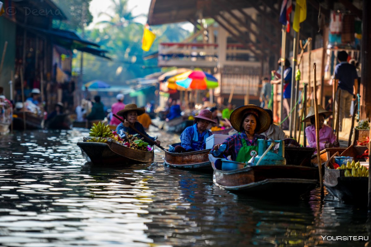 Плавучий рынок Меконг