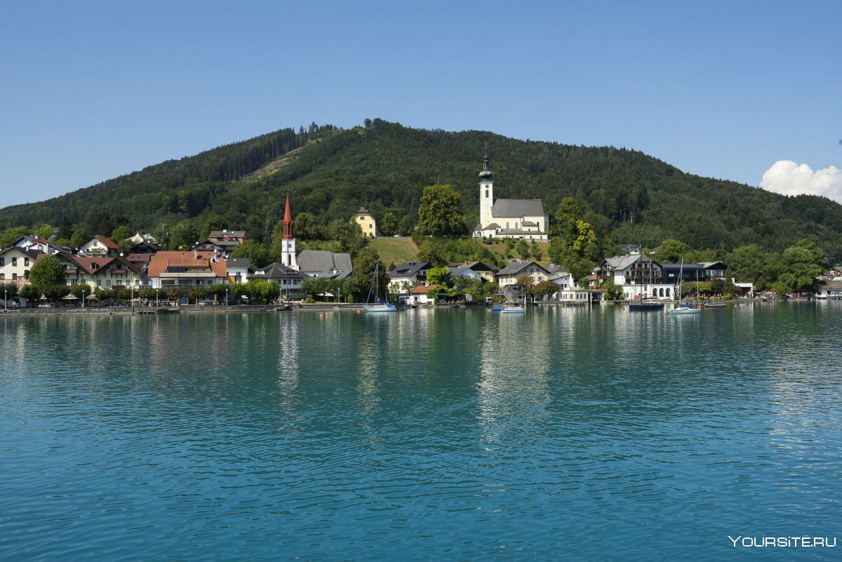 Озеро Мондзее Австрия