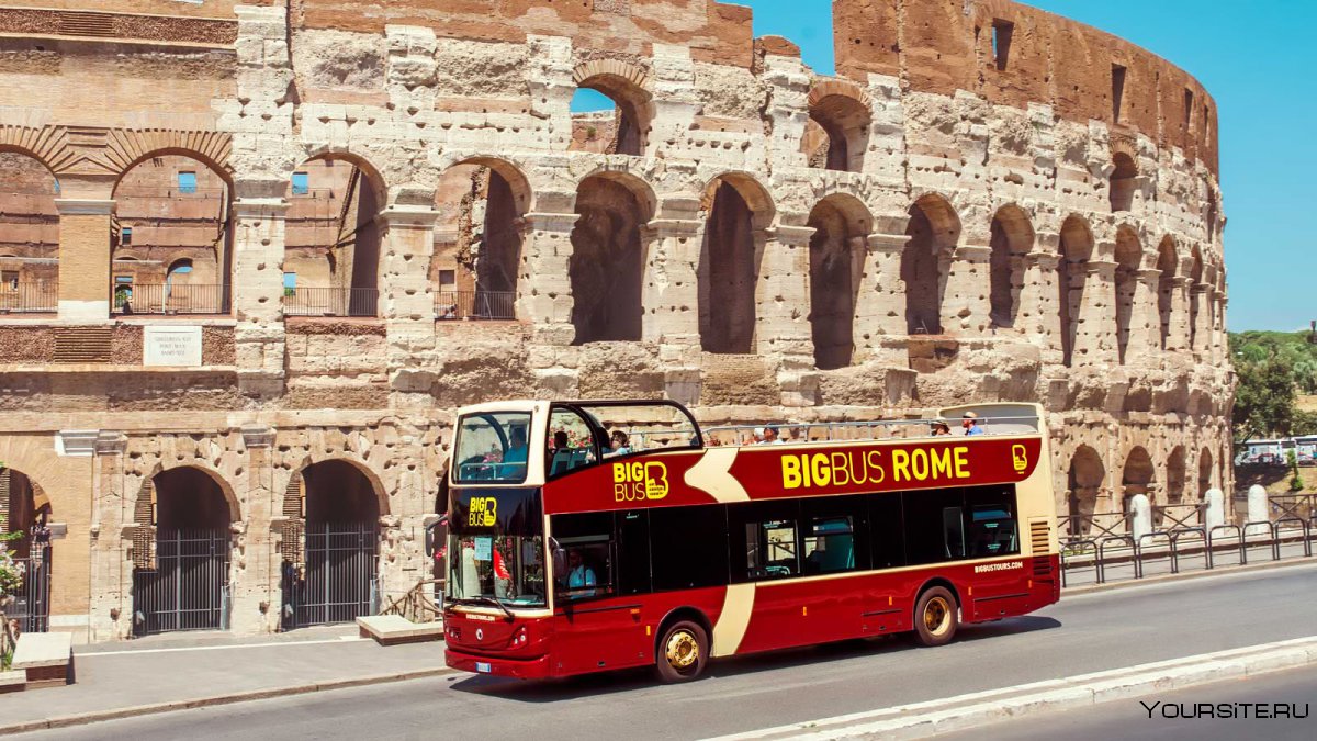 Обзорная экскурсия на автобусе Hop-on Hop-off Рим
