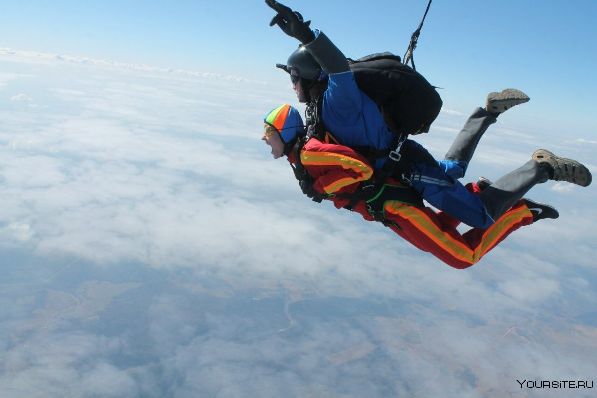 Пермь одиночный прыжок с парашютом