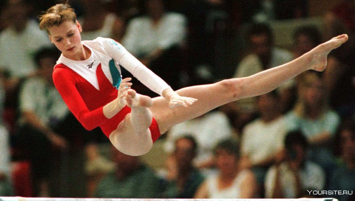 Светлана Хоркина Олимпийская чемпионка на брусьях