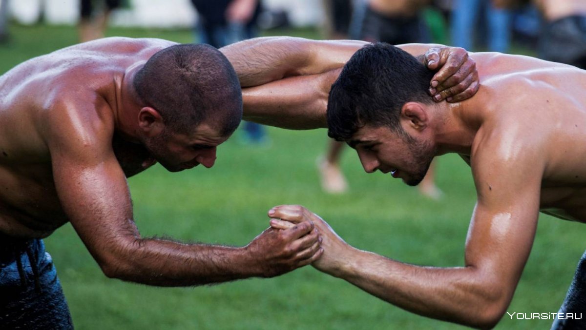 Oil Wrestling