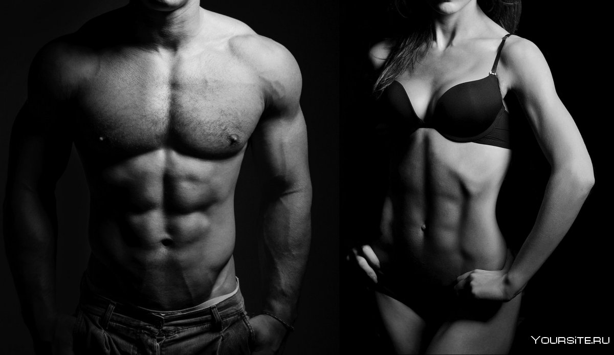 Красивое тело мужчины и женщины