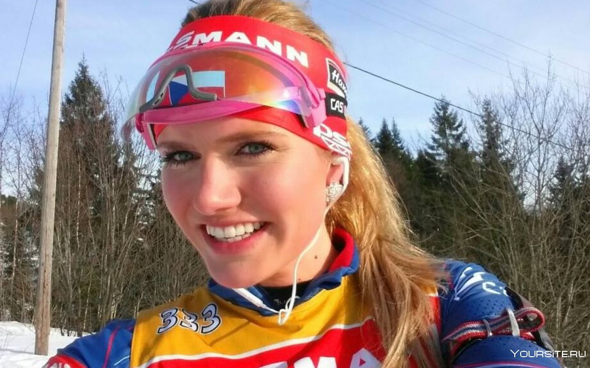 Чешская биатлонистка Коукалова